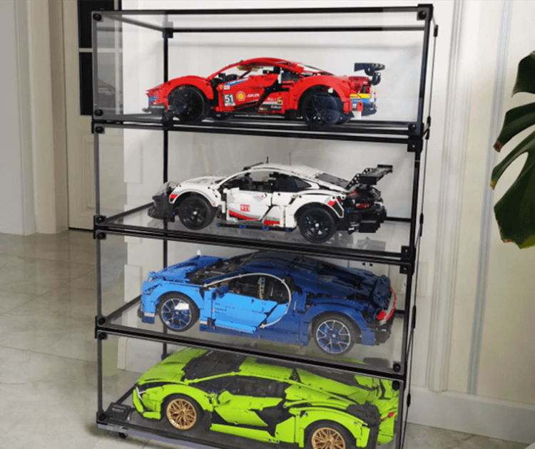lego car display case
